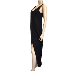Sparkle & Fade high low black maxi dress size:S